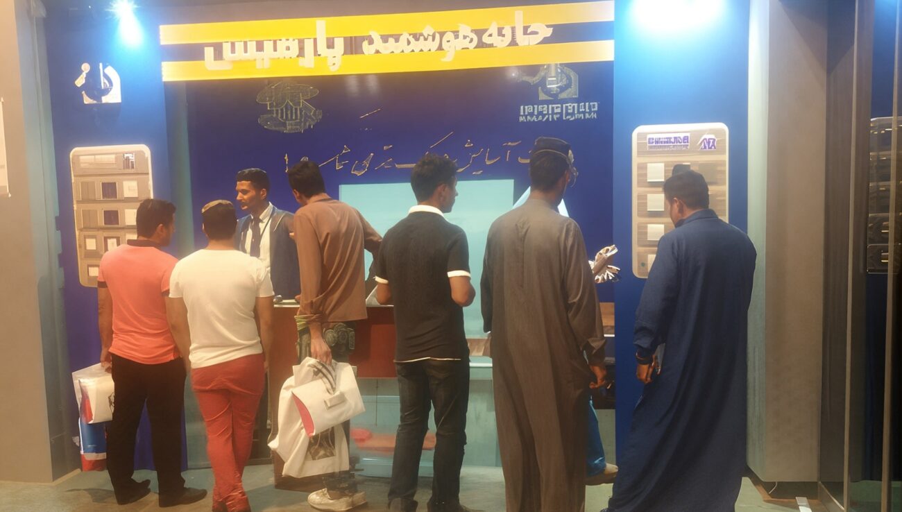 غرفه خانه هوشمند پارمیس در کیش خرداد 1394