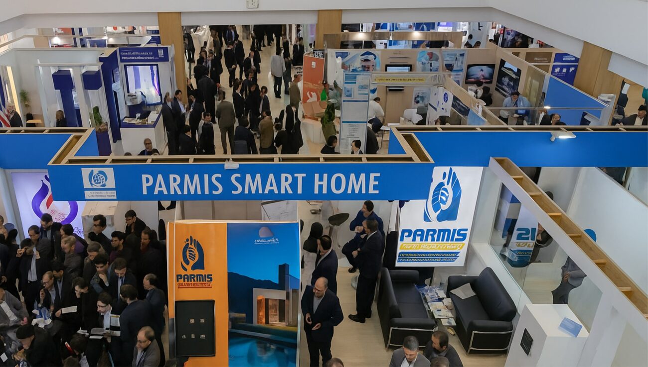 حضور خانه هوشمند پارمیس در نمایشگاه صنعت ساختمان منطقه آزاد اروند دی ماه 94