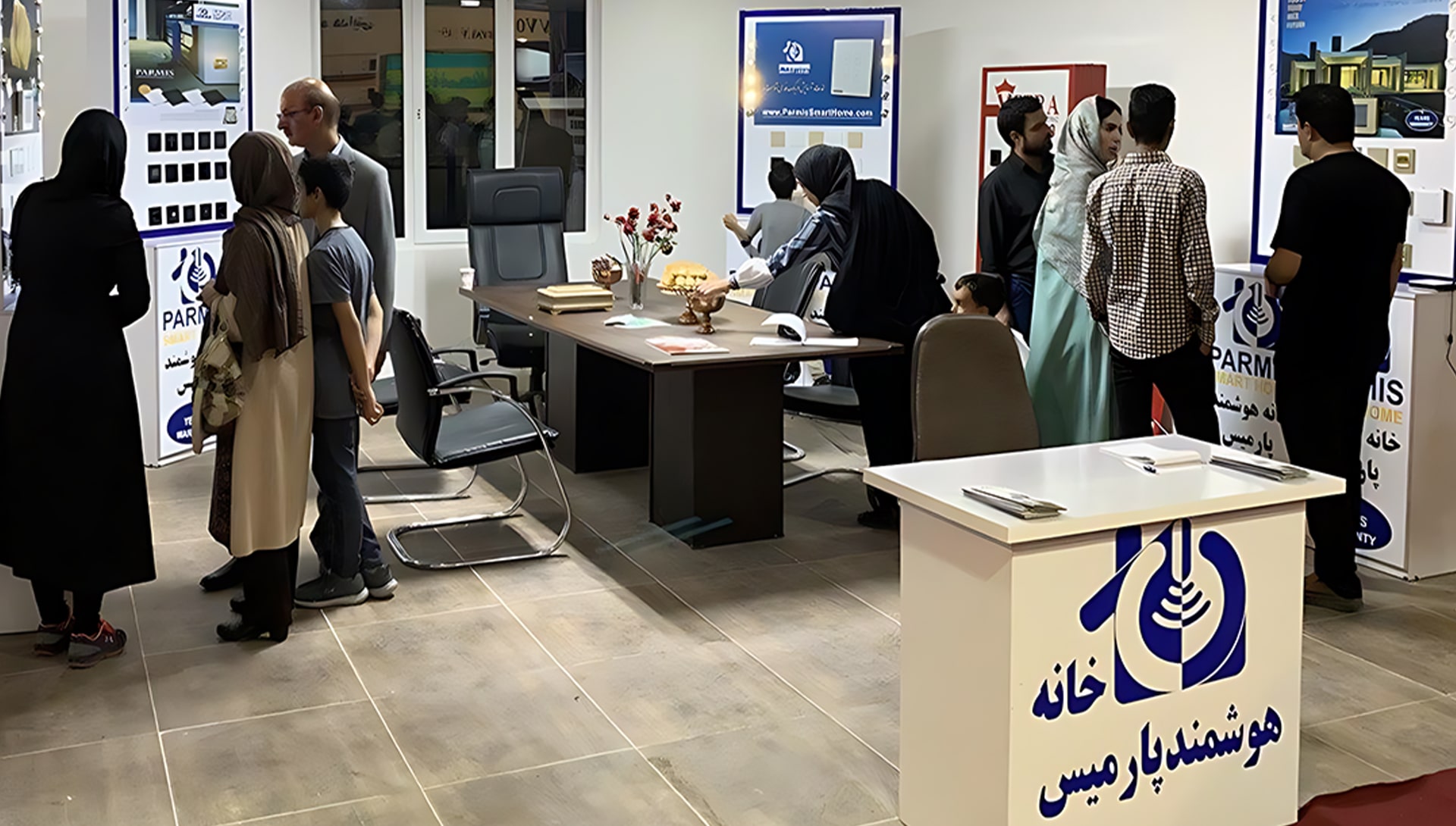 غرفه خانه هوشمند پارمیس در یزد مهر ماه 1398