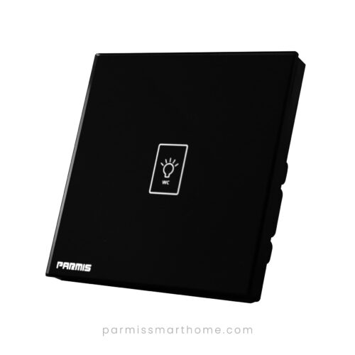 smart bathroom touch switch black