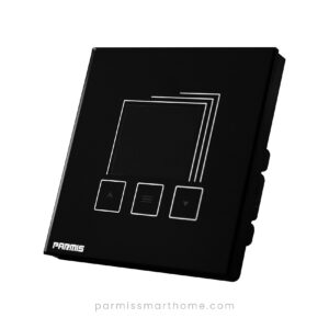 touch fan coil thermostat black