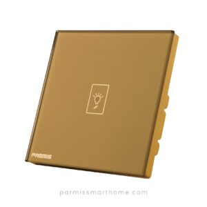 two way single gang touch switch gold